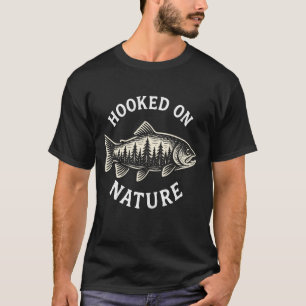 Camiseta Adicto al amor por la naturaleza Pesca al aire lib