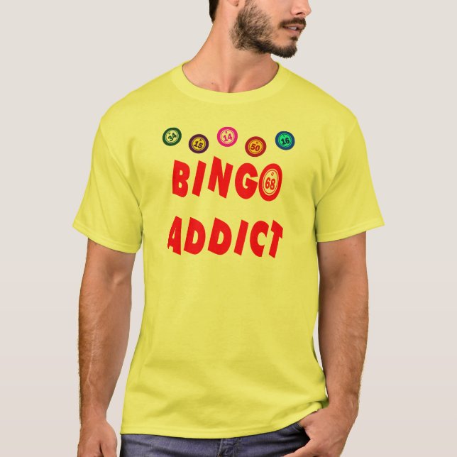 CAMISETA ADICTO AL BINGO (Anverso)