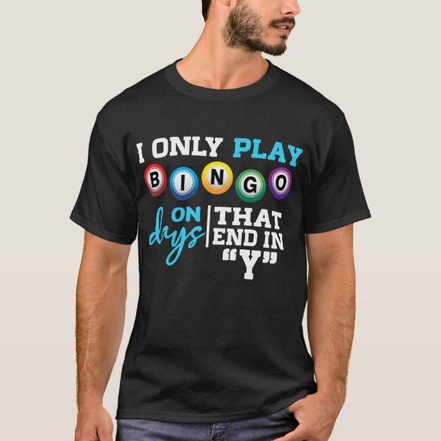Camiseta Adicto al bingo Abuela Abuelo Bingo Apuestas (Anverso)