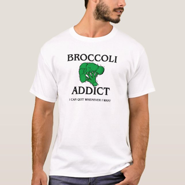 Camiseta Adicto al bróculi (Anverso)