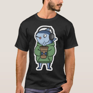Camiseta Adicto al Café Atún – Sudadera Divertida Dibujos A