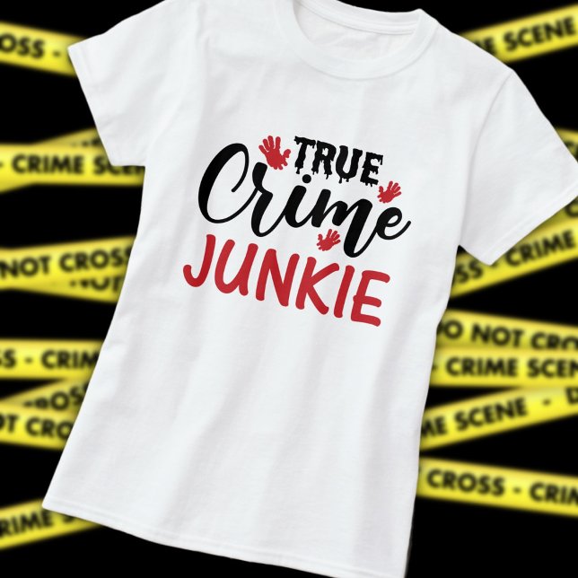 Camiseta Adicto al crimen real (Subido por el creador)