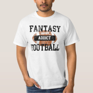 Camiseta Adicto al fútbol de la fantasía, estilo del equi