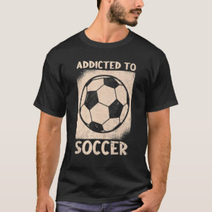 Camiseta Adicto Al Fútbol De Ropa De Fútbol