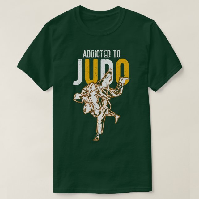 Camiseta Adicto Al Judo De Artes Marciales Judo (Diseño del anverso)