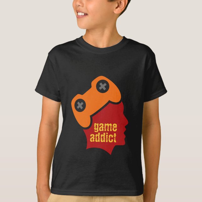 Camiseta Adicto al juego (Anverso)