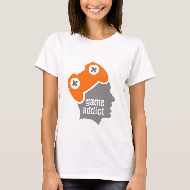 Camiseta Adicto al juego (Anverso)