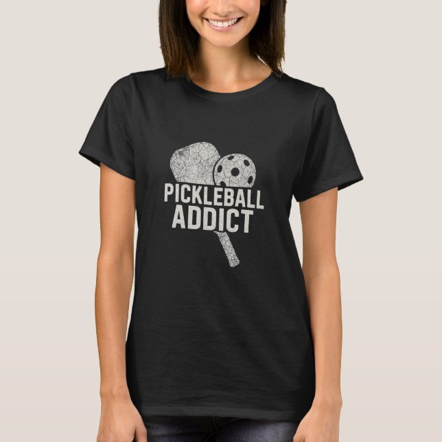 Camiseta Adicto al Pickleball Premium (Anverso)