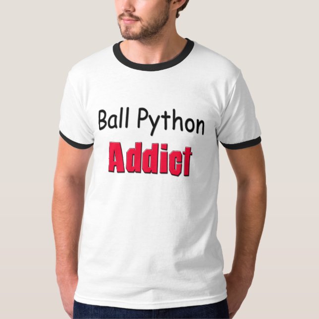 Camiseta Adicto al pitón de la bola (Anverso)