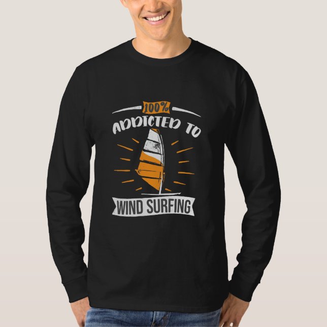 Camiseta Adicto Al Surf Eólico (Anverso)
