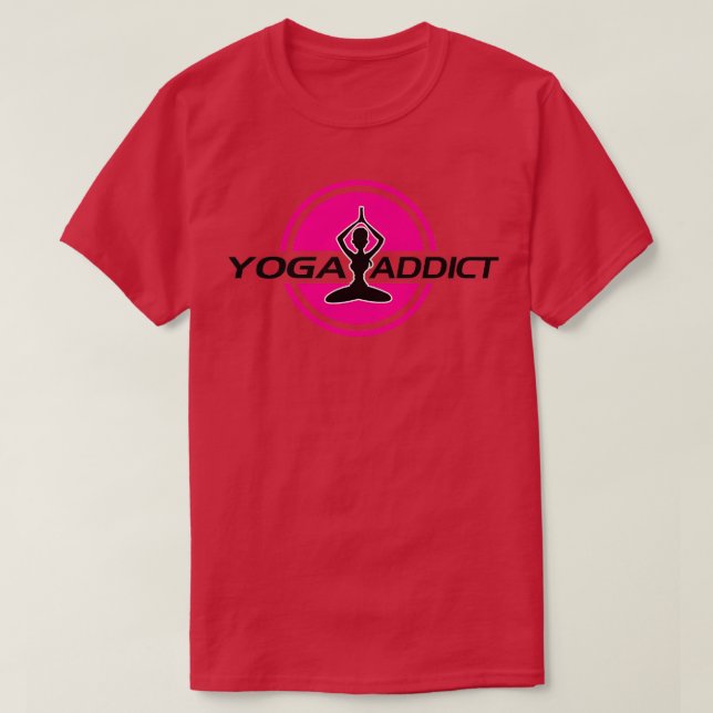 Camiseta Adicto al yoga (Diseño del anverso)