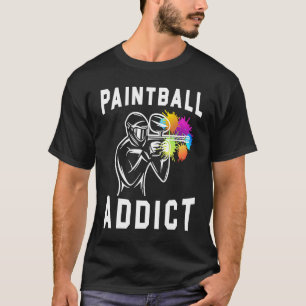 Camiseta Adicto de Paintball de Airsoft Paintballer