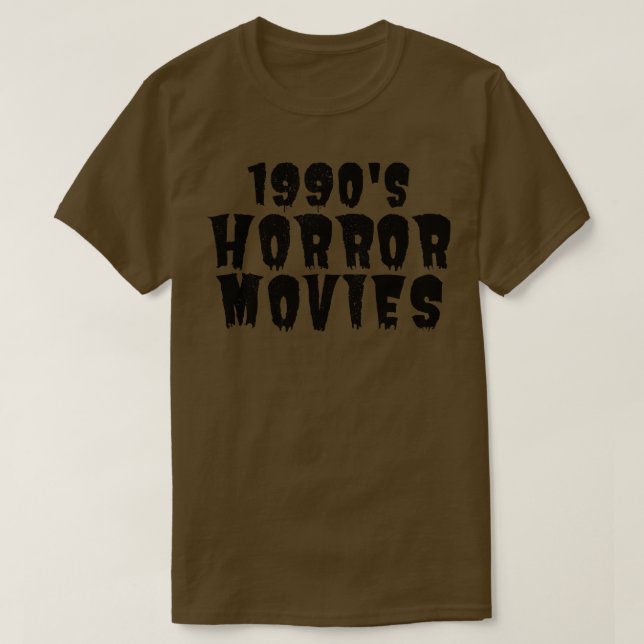 Camiseta Adicto de terror de los años 1990 (Diseño del anverso)
