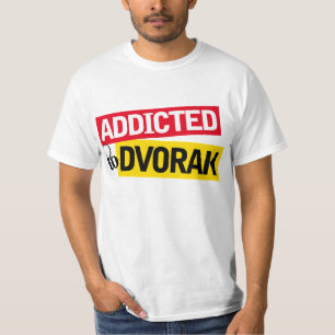Camiseta Adicto divertido al regalo de la música de Dvorak