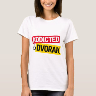 Camiseta Adicto divertido al regalo de la música de Dvorak