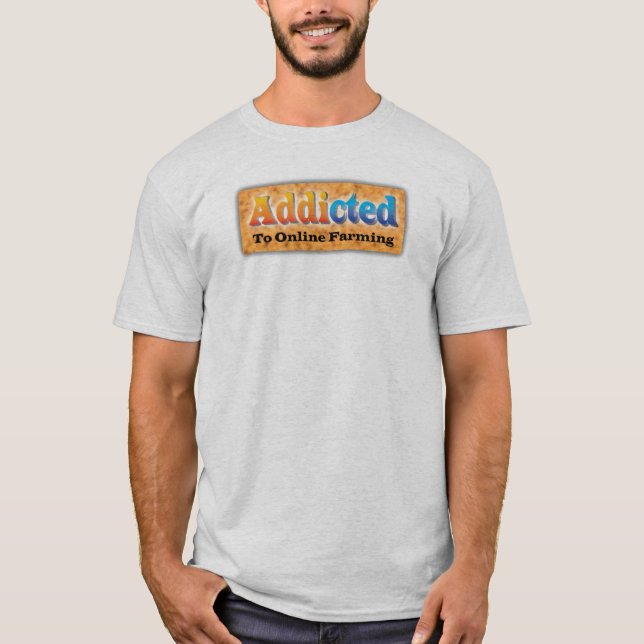 Camiseta adicto-granjero (Anverso)