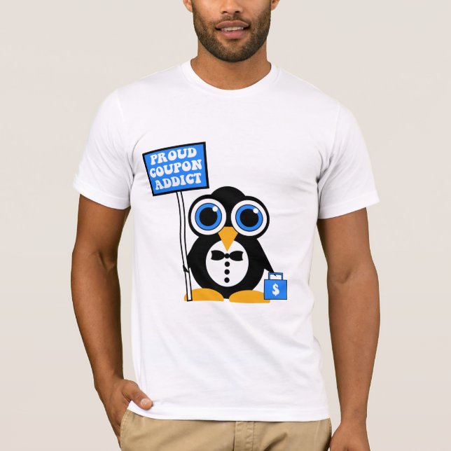Camiseta adicto orgulloso a la cupón (Anverso)