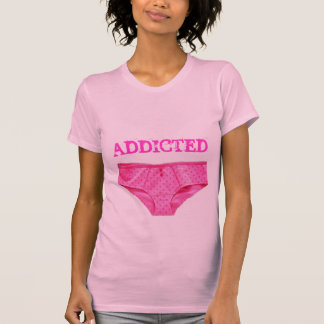 Camiseta ADICTO ROSADO a las BRAGAS (señoras Twofer