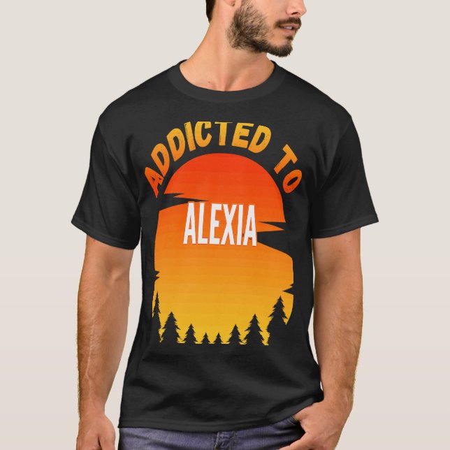 Camiseta Adictos a Alexia por Alexia (Anverso)