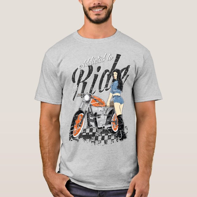 Camiseta Adictos a la moto