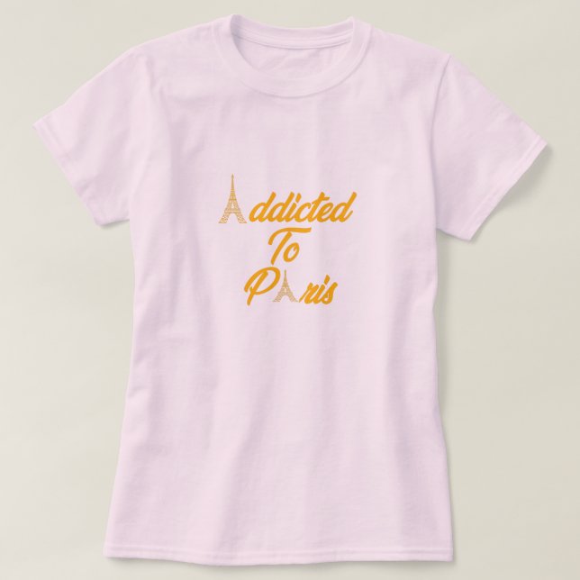 Camiseta Adictos A París (Diseño del anverso)