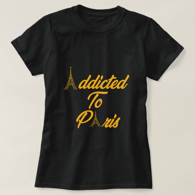Camiseta Adictos A París (Diseño del anverso)