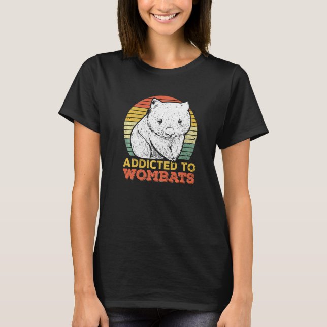 Camiseta Adictos A Wombats Para Un Wombat (Anverso)