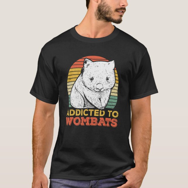 Camiseta Adictos A Wombats Para Un Wombat (Anverso)
