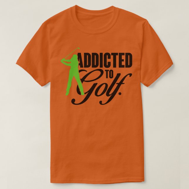 Camiseta Adictos al golf (Diseño del anverso)