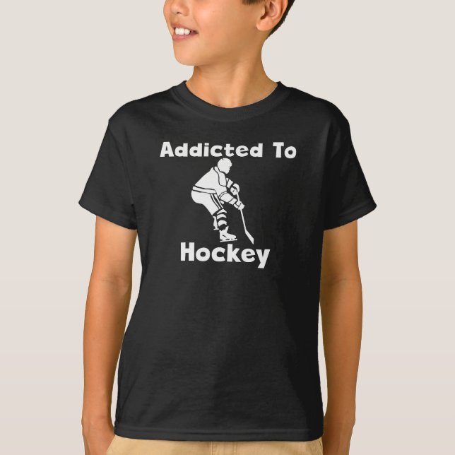 Camiseta Adictos Al Hockey (Anverso)