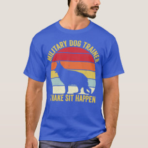Camiseta adiestrador de perros K9 Policía perro vintage per