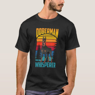 Camiseta Adiestradora de Doberman Mascota Perro Cachorro