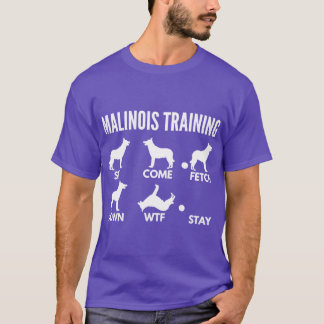 Camiseta Adiestramiento de Malinois Malinois belga trucos f