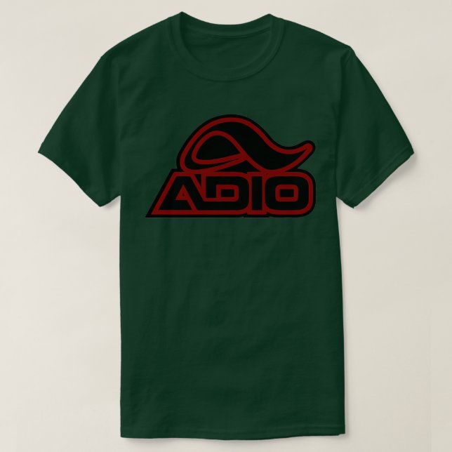 Camiseta Adio Skateboarding Red (Diseño del anverso)