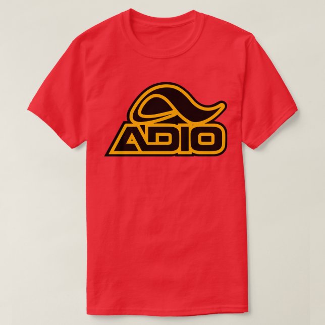 Camiseta Adio Skateboarding Yellow (Diseño del anverso)