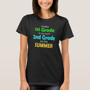 Camiseta Adiós 1º Grado De Camino A 2º Grado 22 Eleme