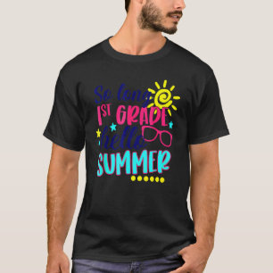 Camiseta Adiós 1º grado Hola Diversión de Verano Feliz Día 