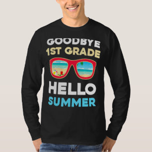 Camiseta Adiós 1º Grado Hola Summer El Último Día De La Esc