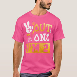 Camiseta Adiós 1 Tengo 2 Años Cumpleaños 2 Hip Hop B