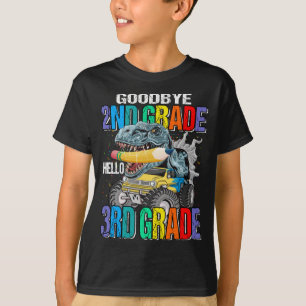 Camiseta Adiós, 2º Grado Hola, Monstruo de 3º Grado