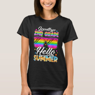 Camiseta Adiós 2º Grado Hola Summer El Último Día De La Esc