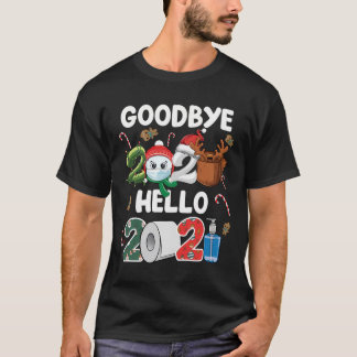 Camiseta Adiós 2020 Hola 2021 Feliz Año Nuevo 2021 Hola