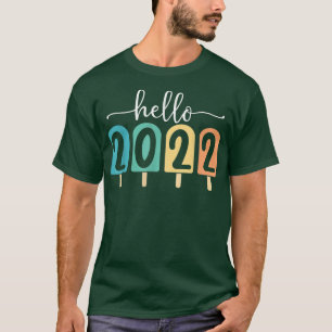 Camiseta Adiós 2021 Hola 2022 Feliz Año Nuevo Gracioso Chri
