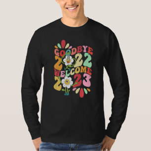 Camiseta Adiós 2022 Hola 2023 Año de bienvenida de Conejo d