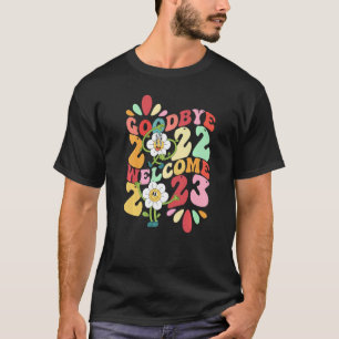 Camiseta Adiós 2022 Hola 2023 Bienvenido Año del Conejo de 