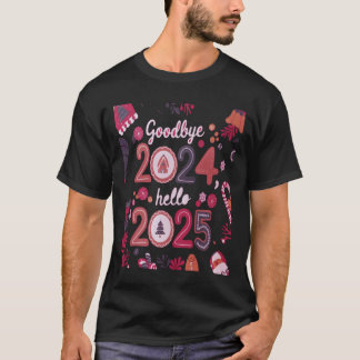 Camiseta adiós 2024 hola 2025