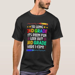 Camiseta Adiós 2do Grado Ha Sido Divertido 3er Grado De Vue