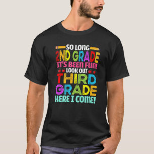 Camiseta Adiós 2do Grado Lindo Regreso a Clases Cuidado 3er