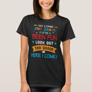 Camiseta Adiós 2do Grado, Prepárate 3er Grado Regalo para E