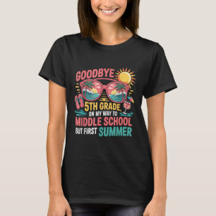 Camiseta Adiós 5to Grado Hola Verano Vibraciones de Escuela